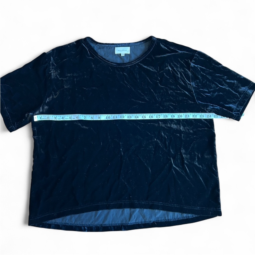 MELLODAY Midnight Velvet Top - Picture 4 of 5